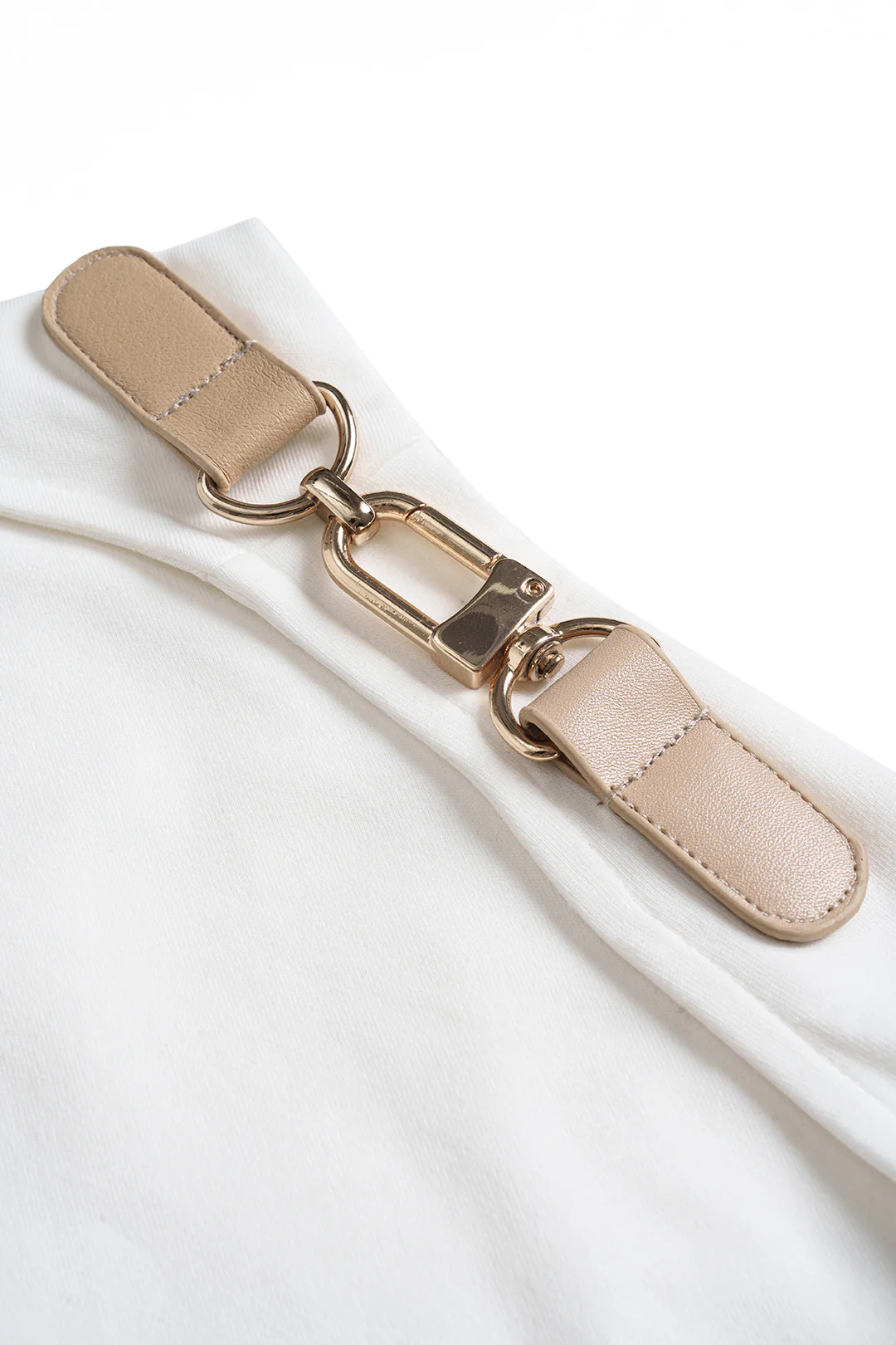 Metallic Zipper Sleeveless Mini Dress - Image 3