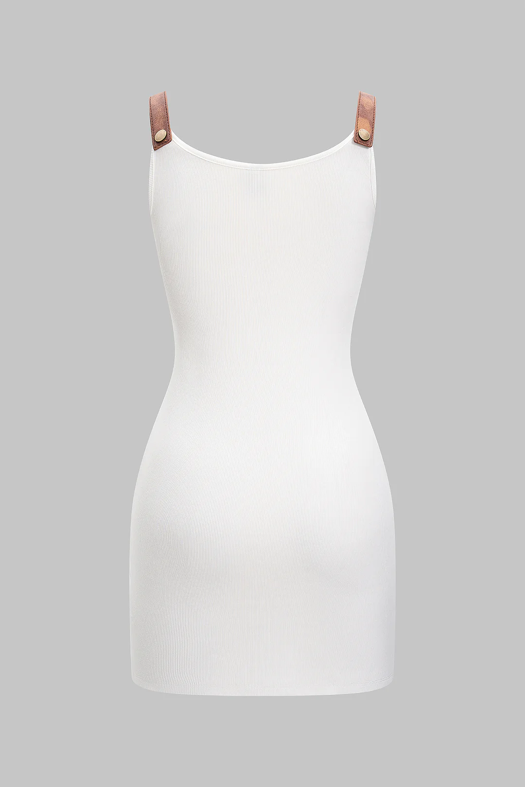 Patchwork Sleeveless Mini Dress - Image 2