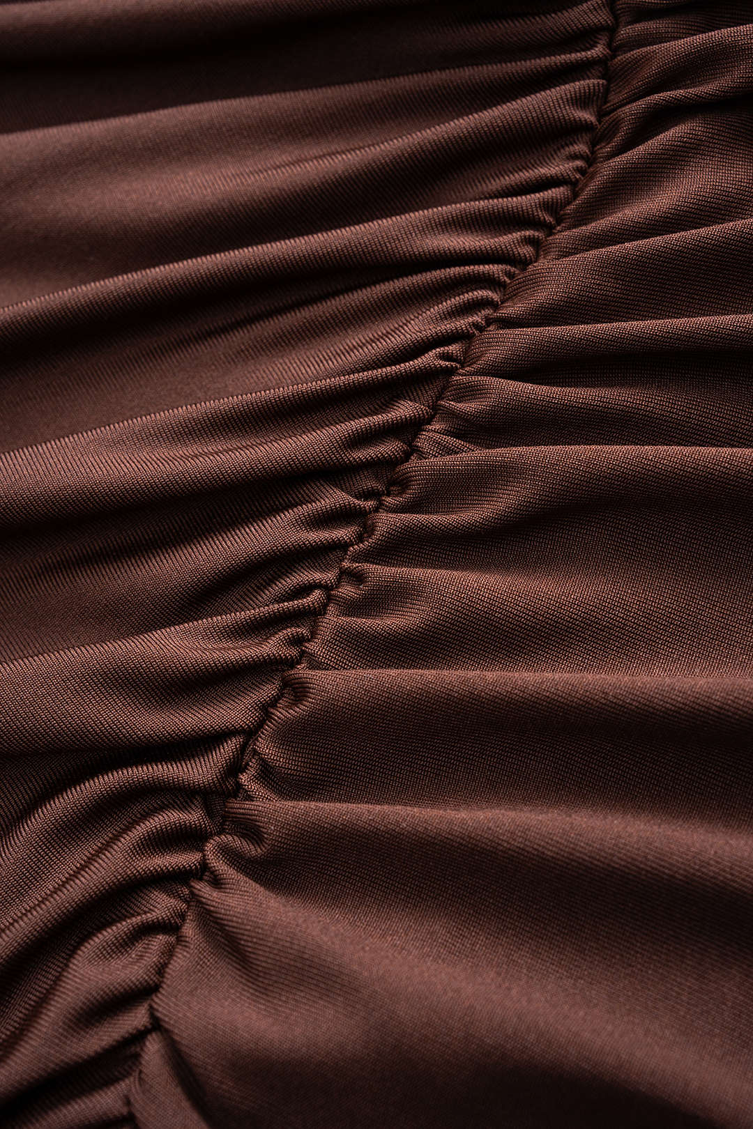 Ruched Long Sleeve Mini Dress - Image 3