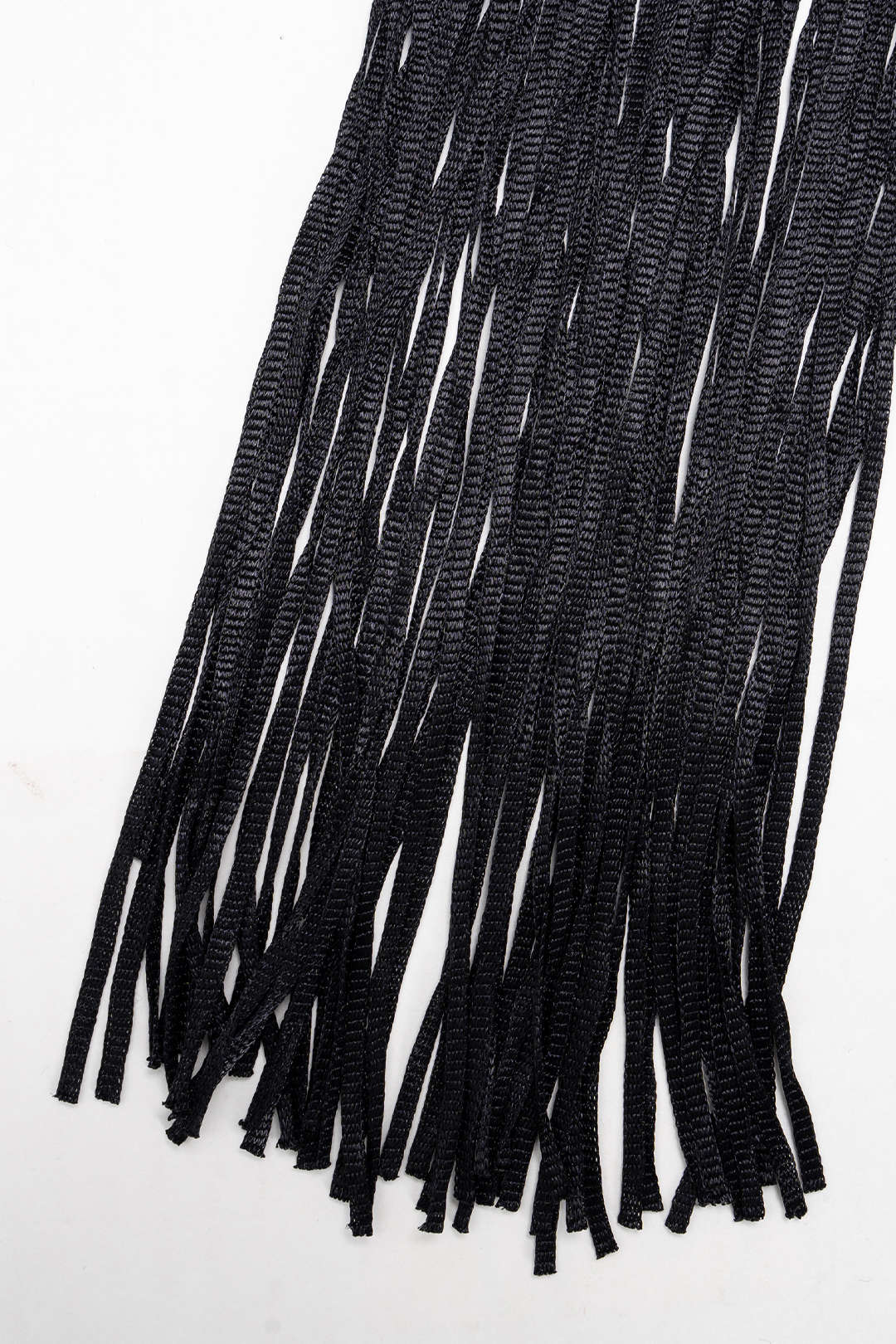 Velvet Halter Neck Fringe Backless Sleeveless Mini Dress - Image 3
