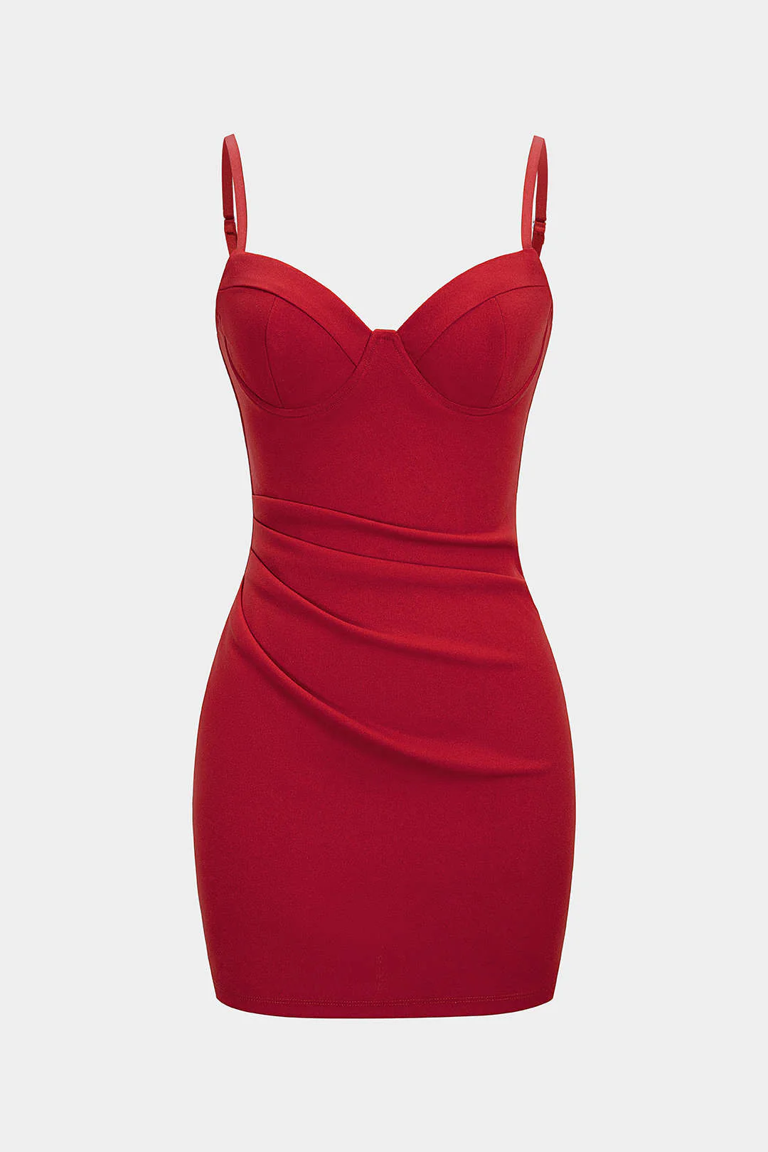 Bustier Zipper Slip Sleeveless Mini Dress