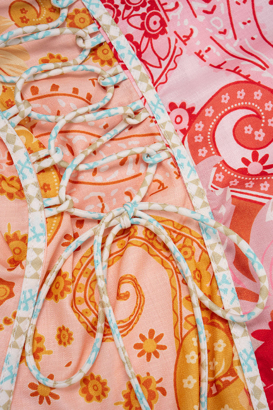 Floral Print Tie-Up Sleeveless Mini Dress - Image 4