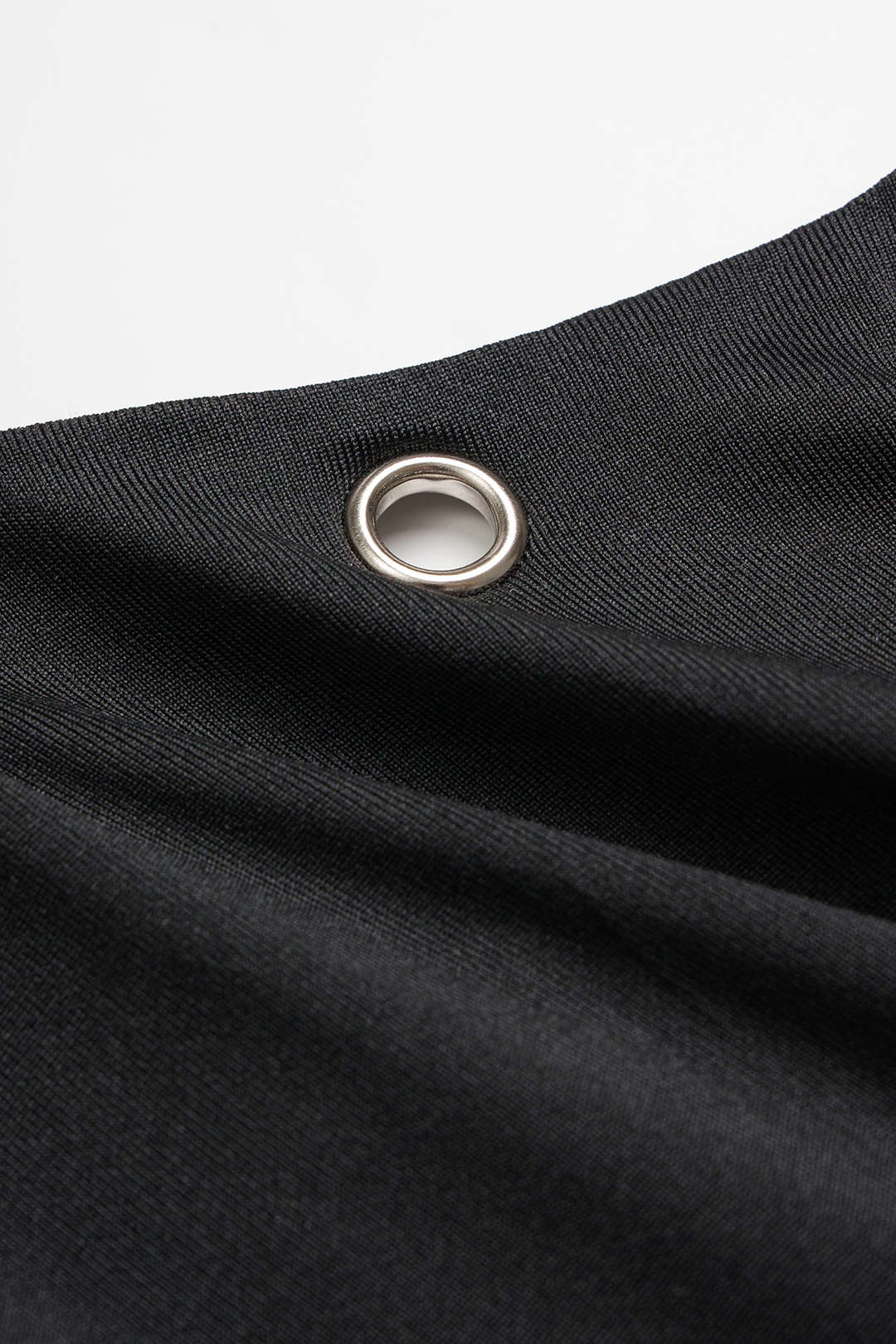 Halter Round Neck Eyelet Sleeveless Mini Dress - Image 3
