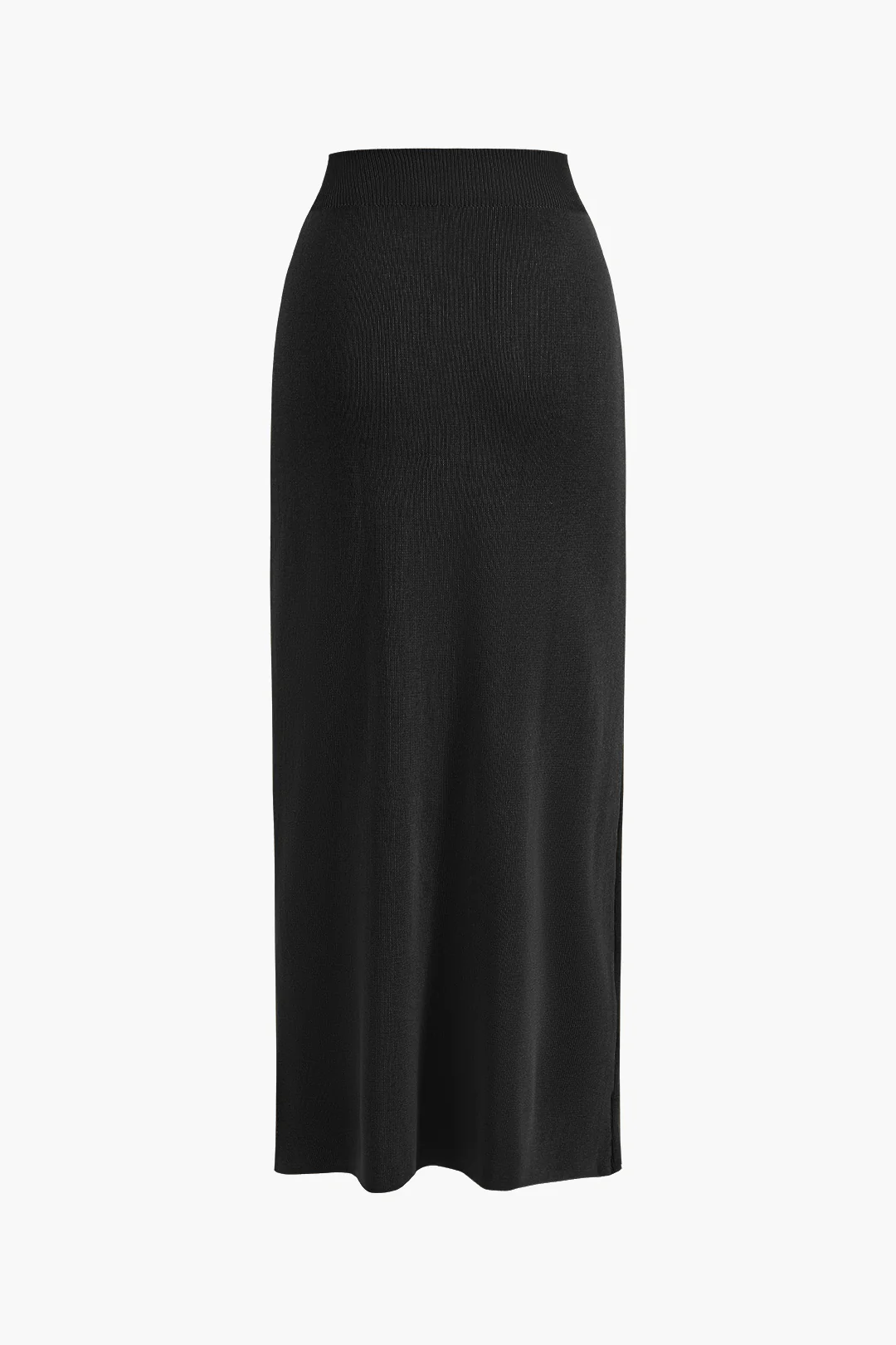 Cropped Button-Up Knit Top And Maxi Skirt Set - Image 18