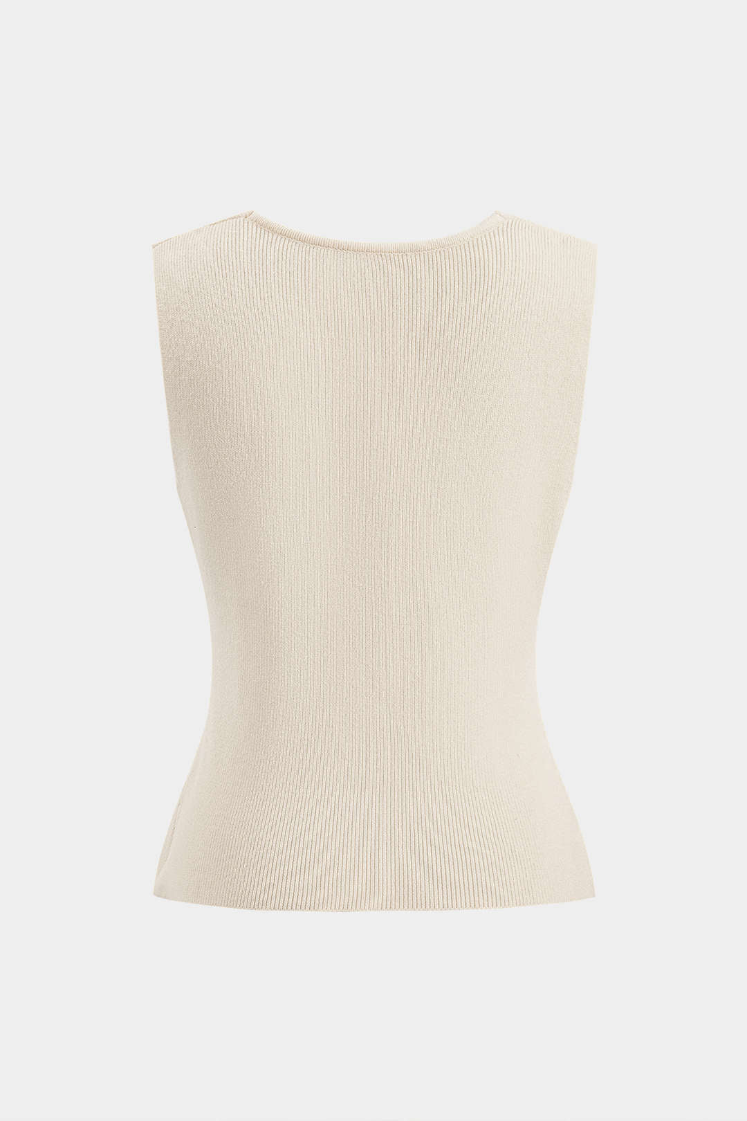 Sweater Metallic Button Tank Top - Image 12