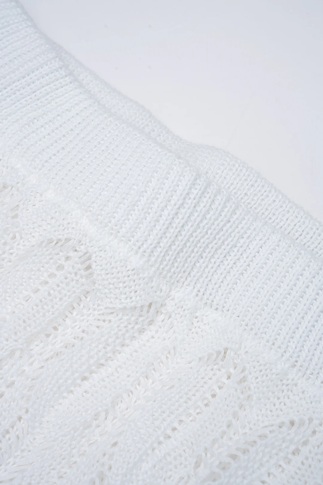 Knit Hollow Out Tank Top And Skirt Set - Image 6