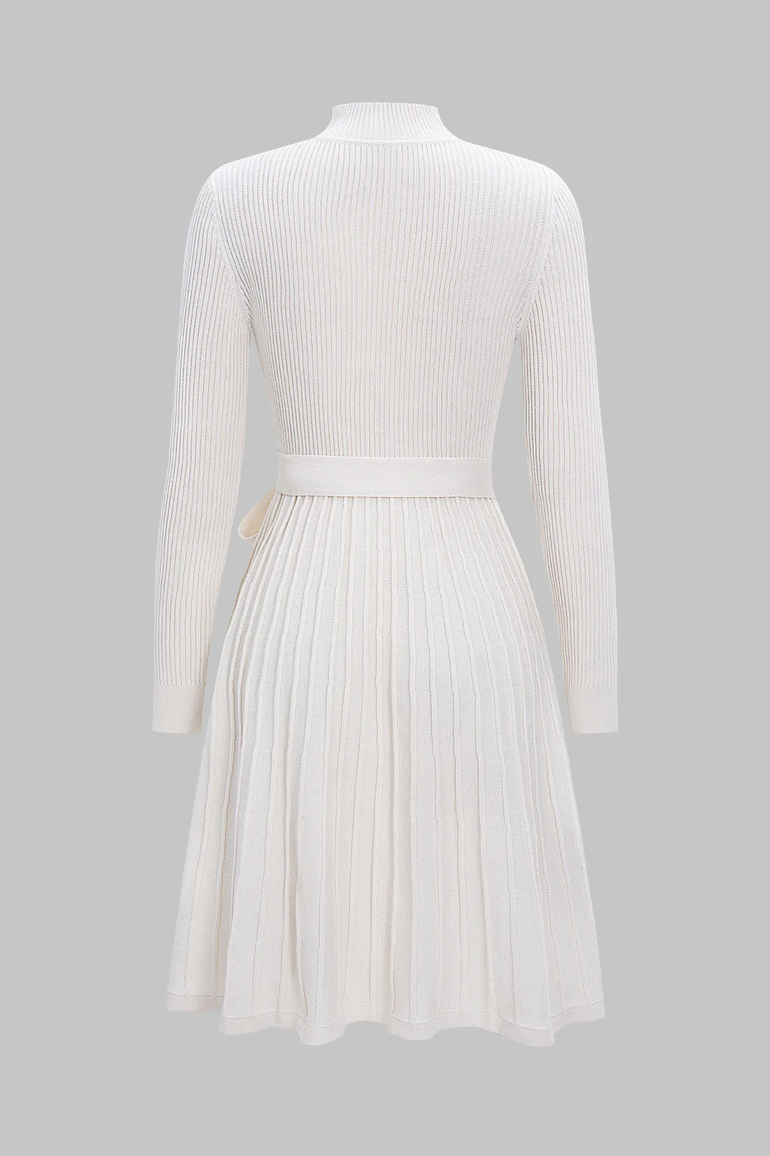 Knit Strappy Long Sleeve Dress - Image 2