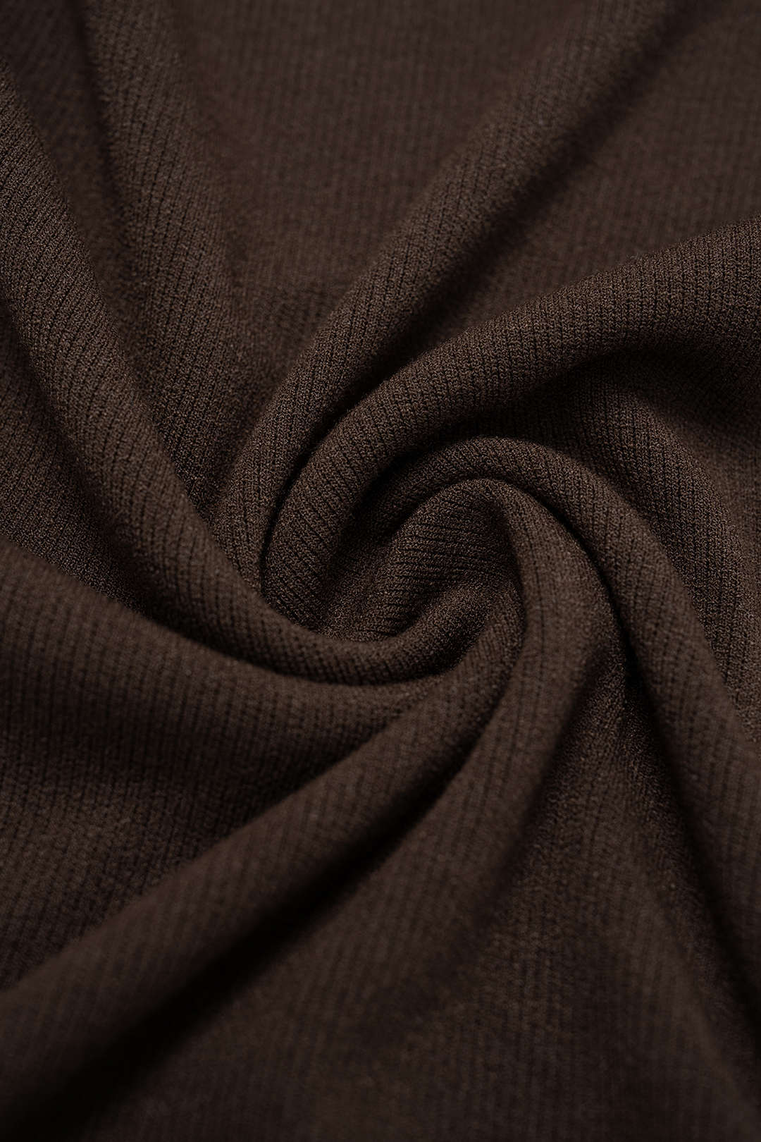 Knit Solid Button Long Sleeve Midi Dress - Image 4
