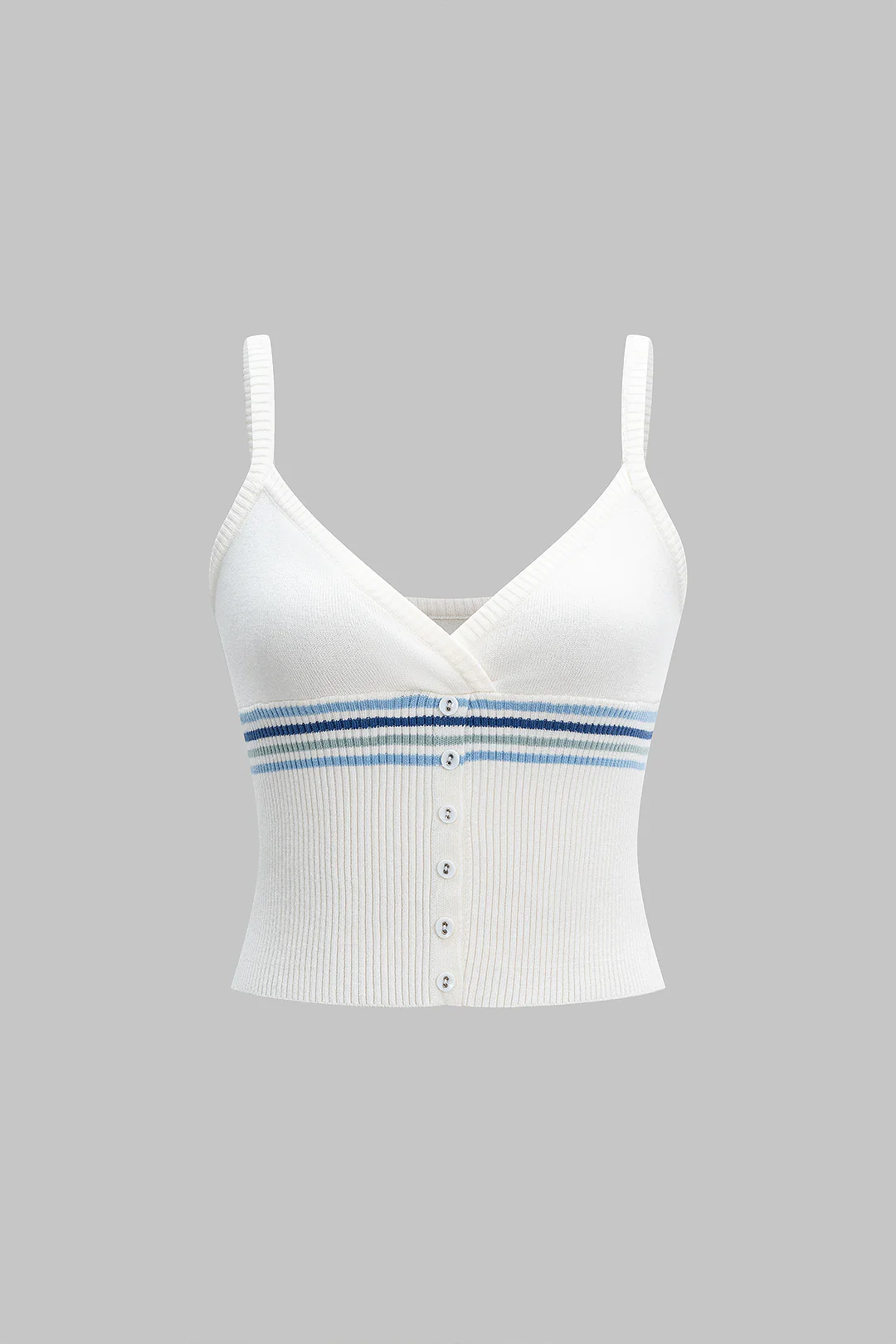 Knit Contrast Cami Top