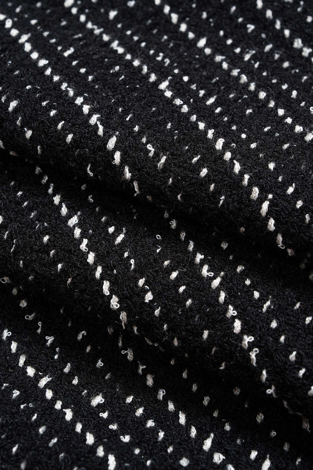 Knit Contrast Metallic Button Lapel Outerwear - Image 3