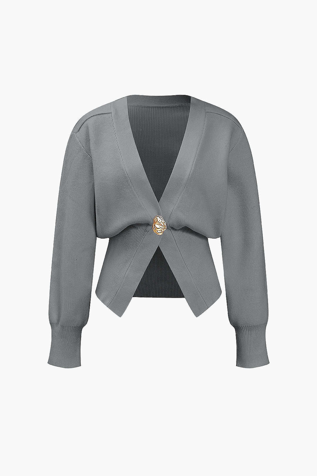 V-Neck Sweater Cardigan - Image 5