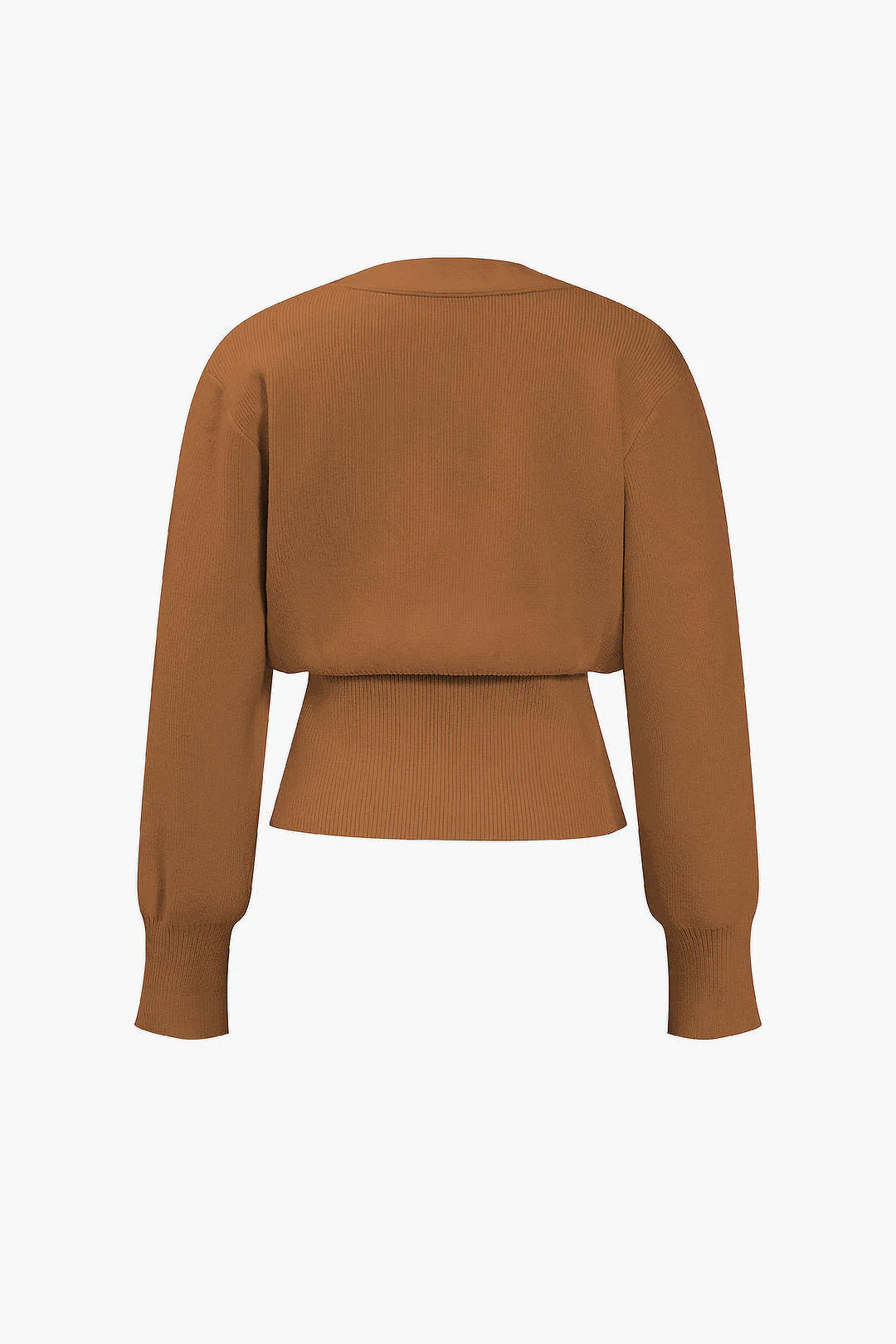 V-Neck Sweater Cardigan - Image 8