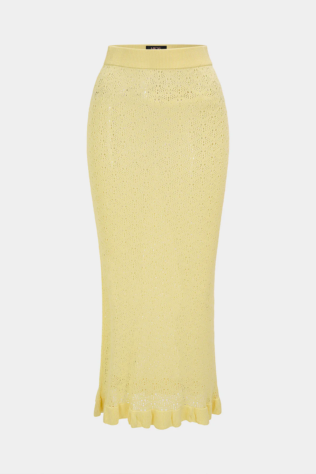 Knit Hollow Out Skirt