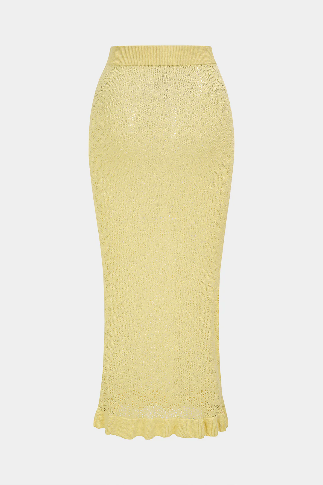 Knit Hollow Out Skirt - Image 2