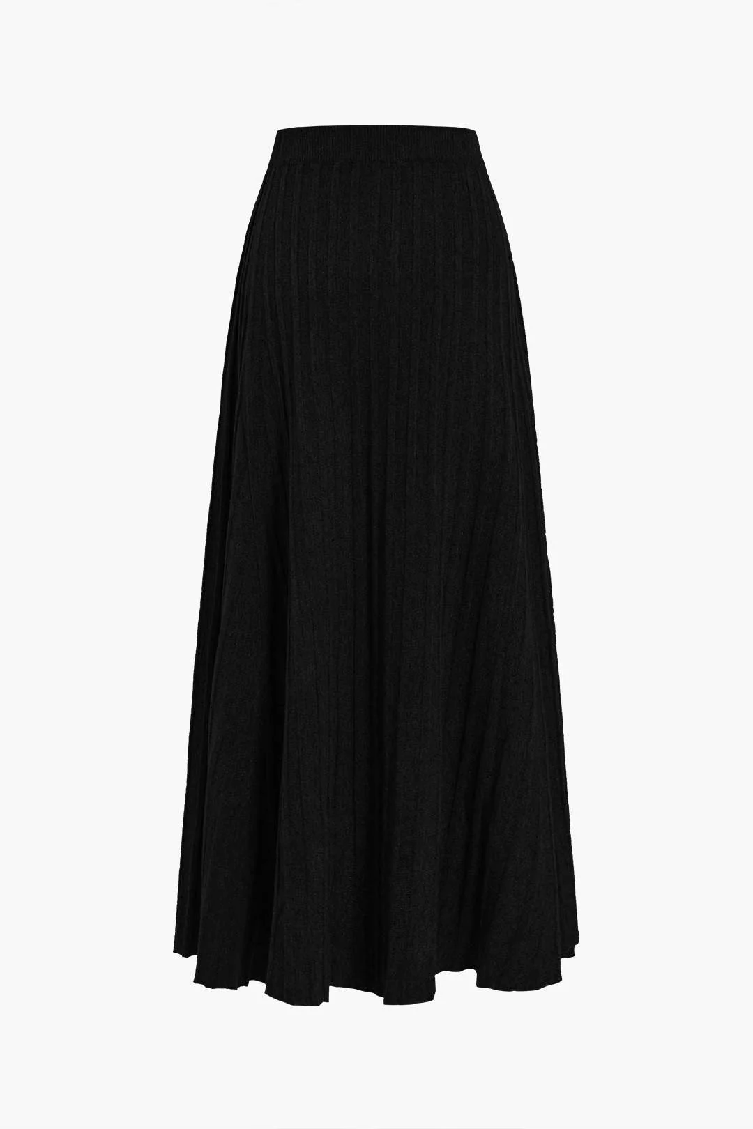 Solid High Waist Sweater Skirt - Image 9