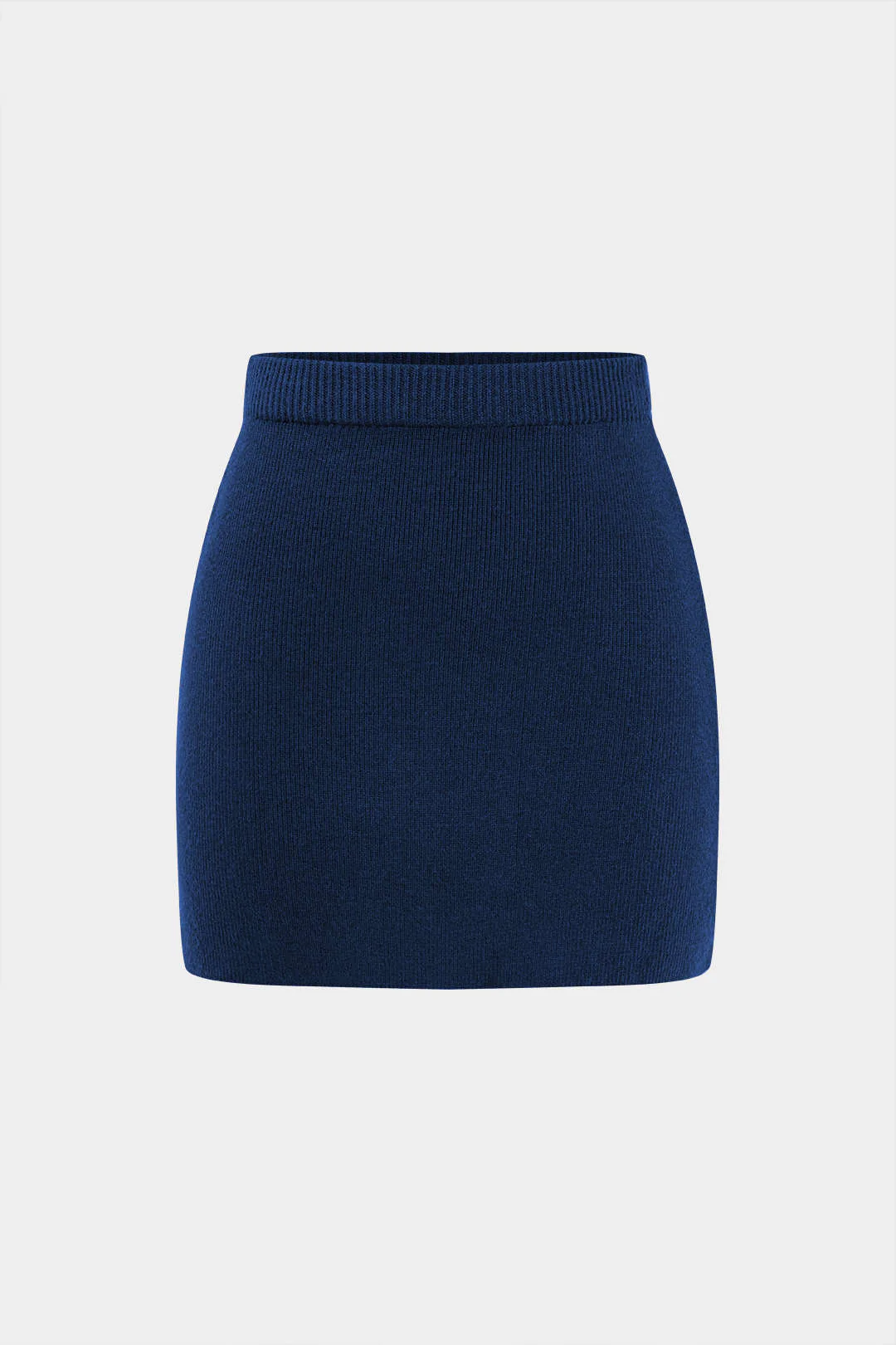 Knit Solid Mini Skirt - Image 18
