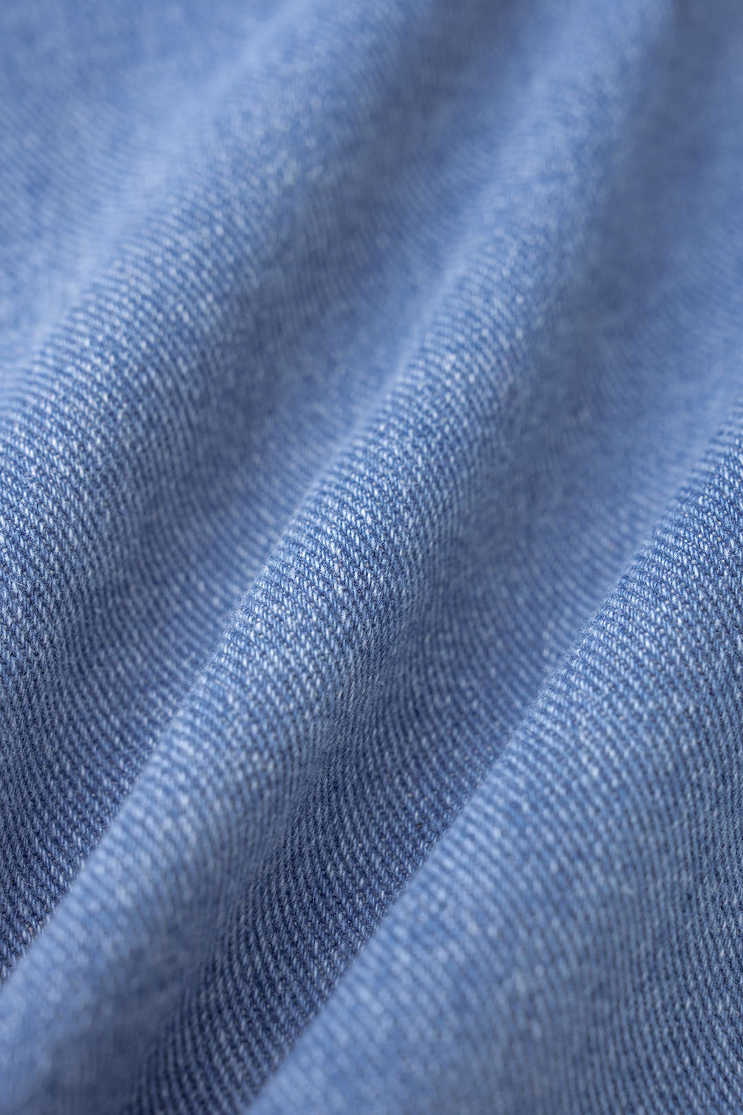 Denim Asymmetrical Pocket Shorts - Image 3