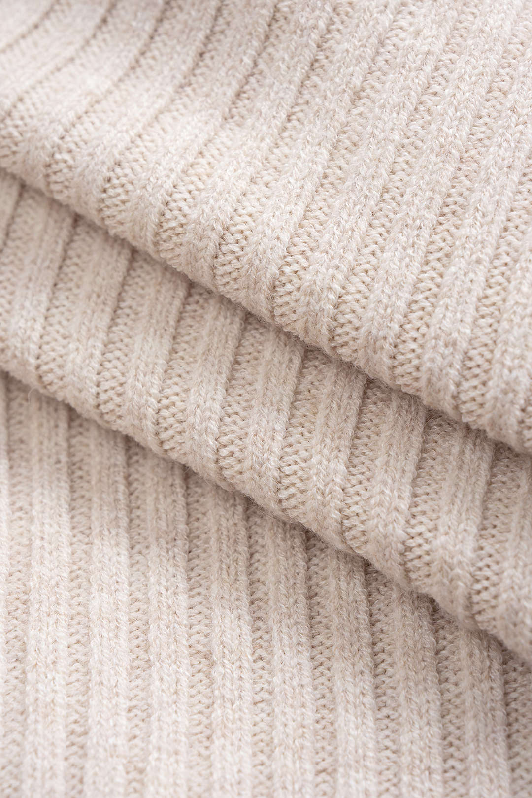 Knit Asymmetrical V-Neck Long-Sleeve Top - Image 4