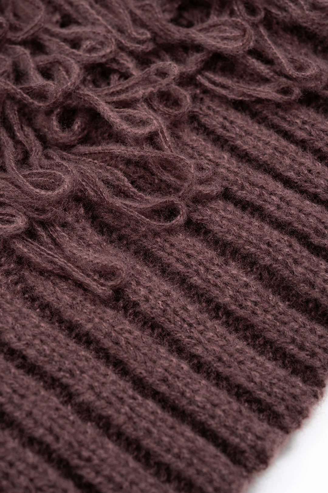 Knit Button Fringe Cardigan - Image 3