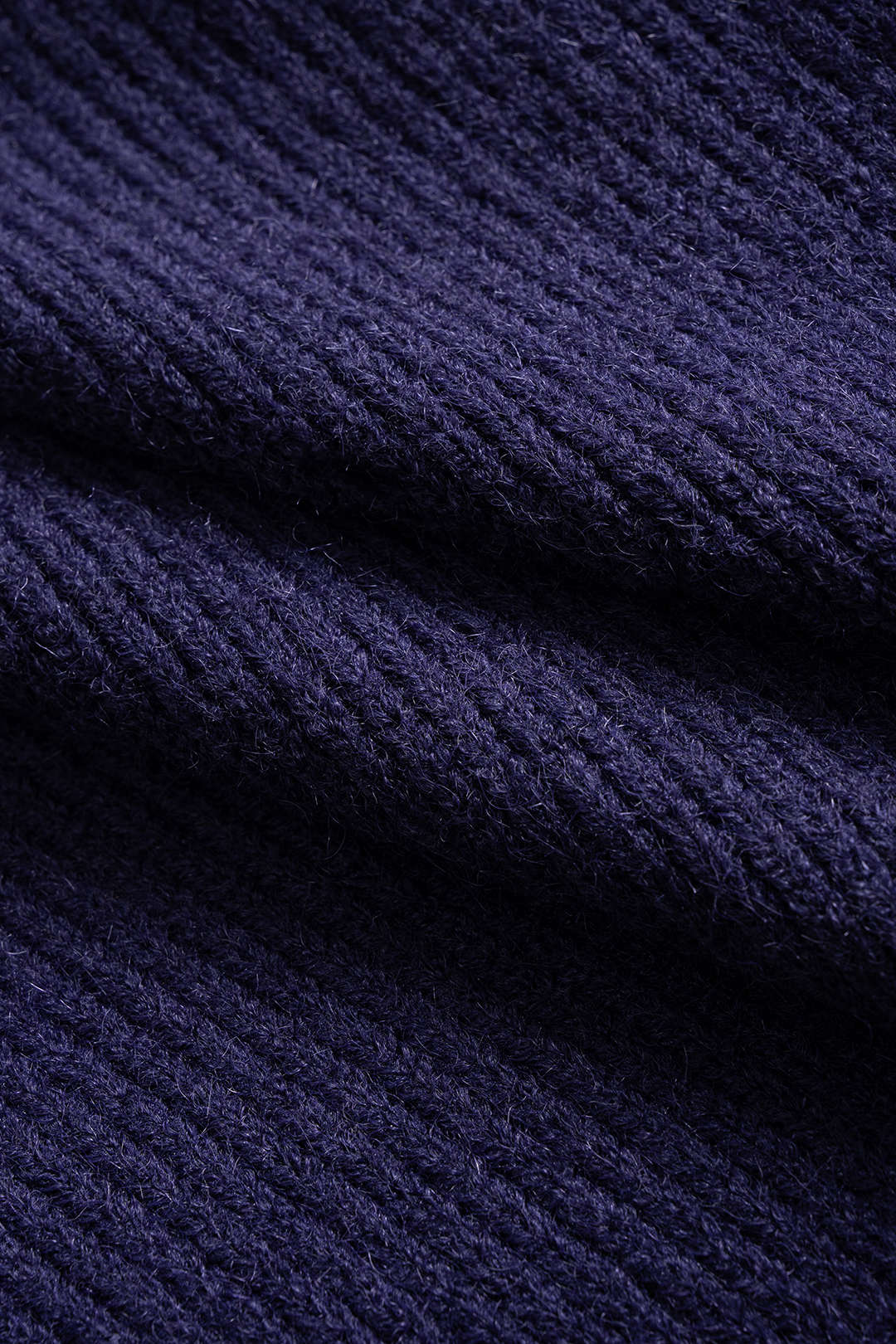 Knit Patchwork Frayed Button Long-Sleeve Top - Image 4