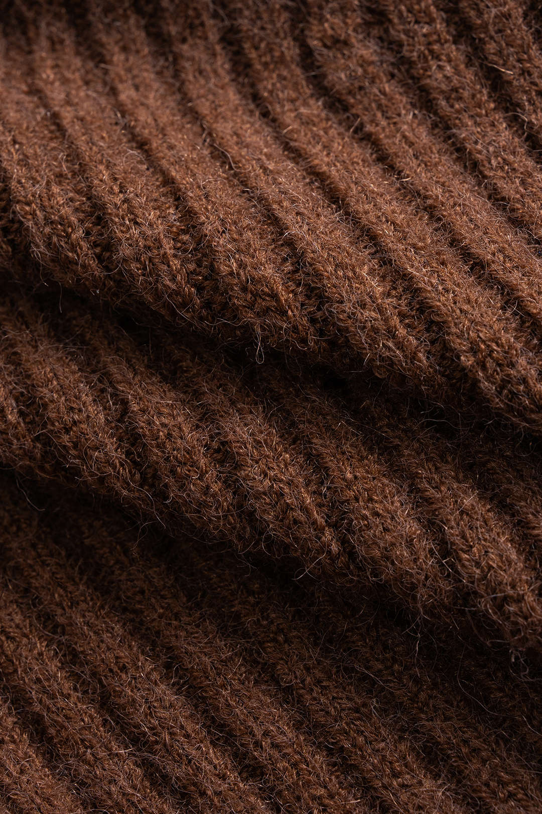 Knit Asymmetrical Ribbed Long-Sleeve Top - Image 4