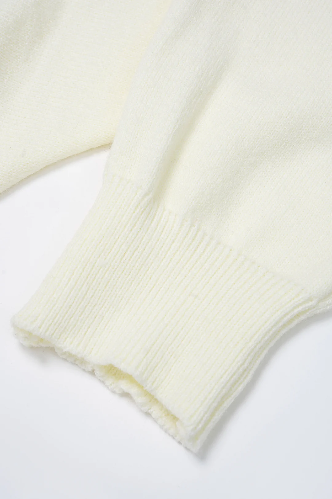 Knit One Shoulder Tie-Back Batwing Long-Sleeve Top - Image 3