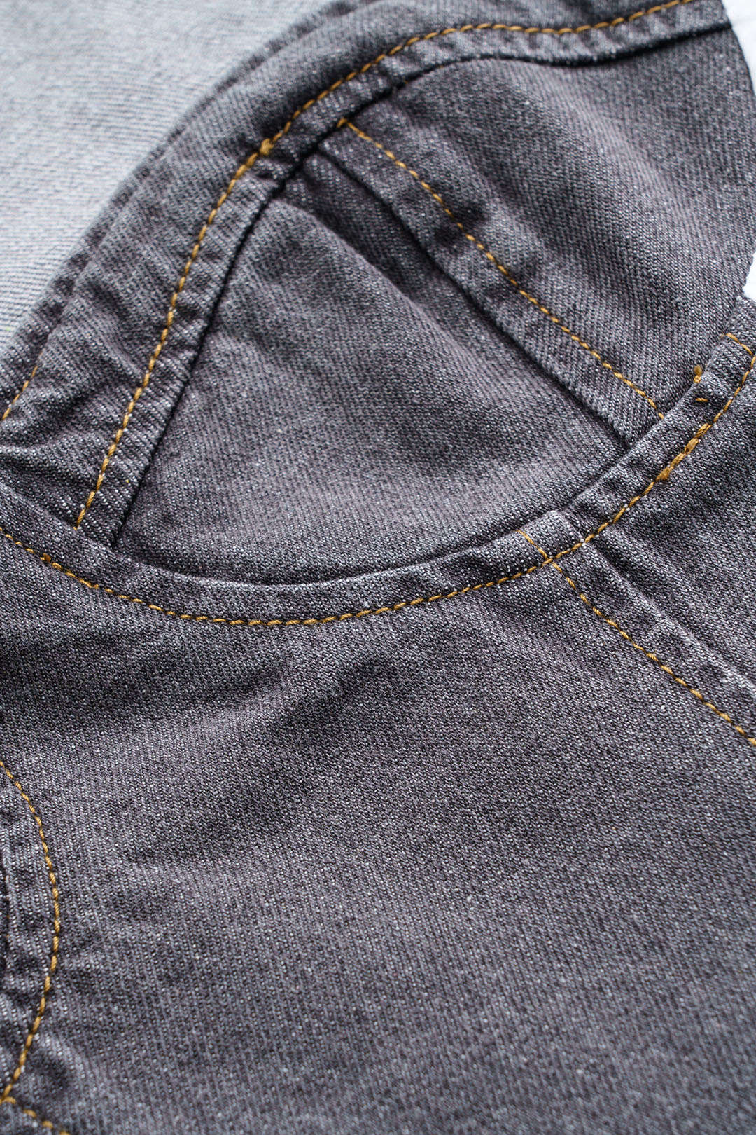 Denim Bustier Patchwork Top - Image 5