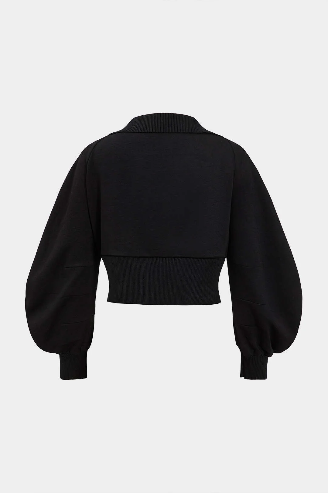 Patchwork Zipper Denim Outerwear Jacket - Image 6