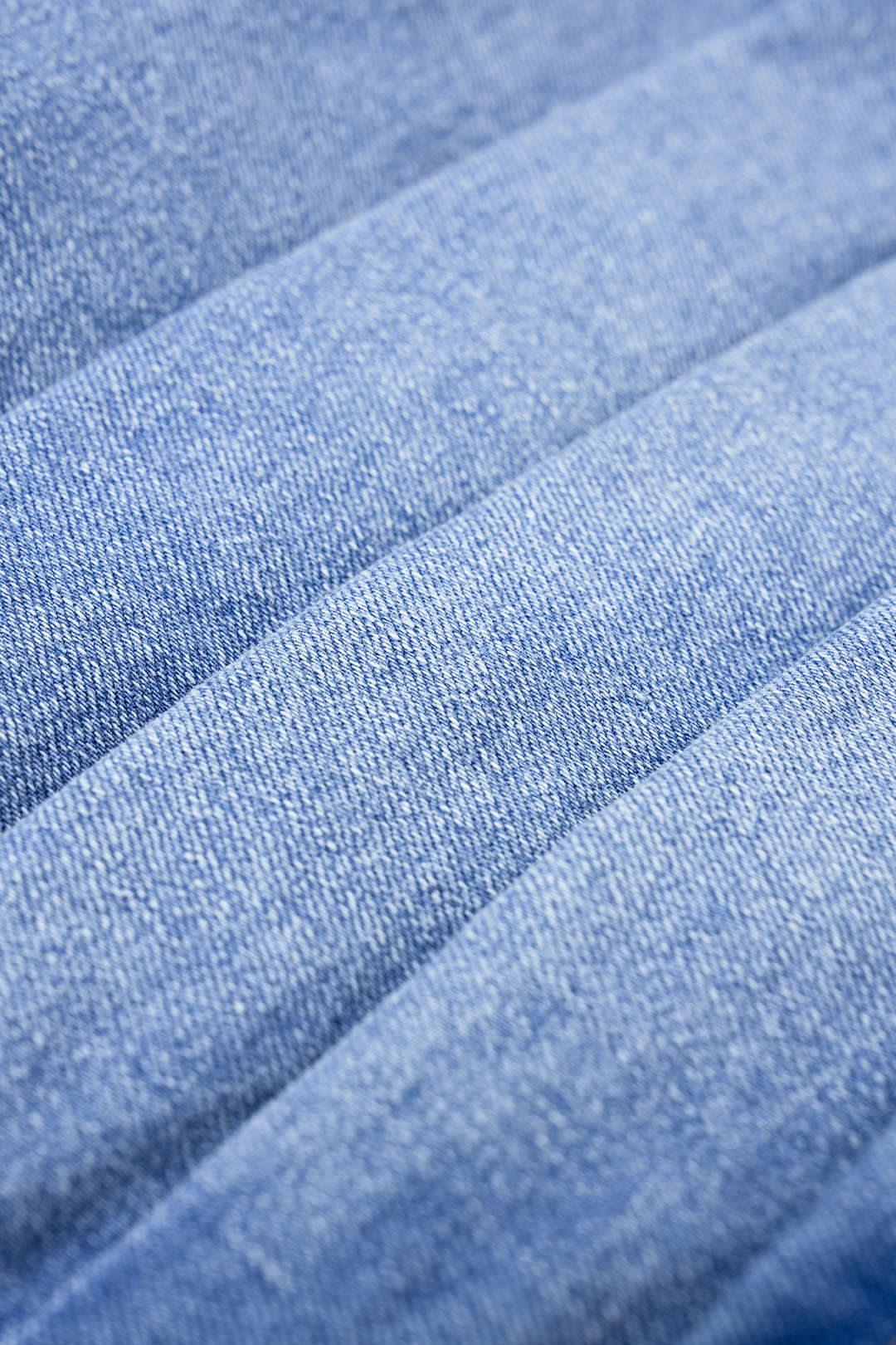 Denim Ruched Asymmetrical Strapless Tube Top - Image 5