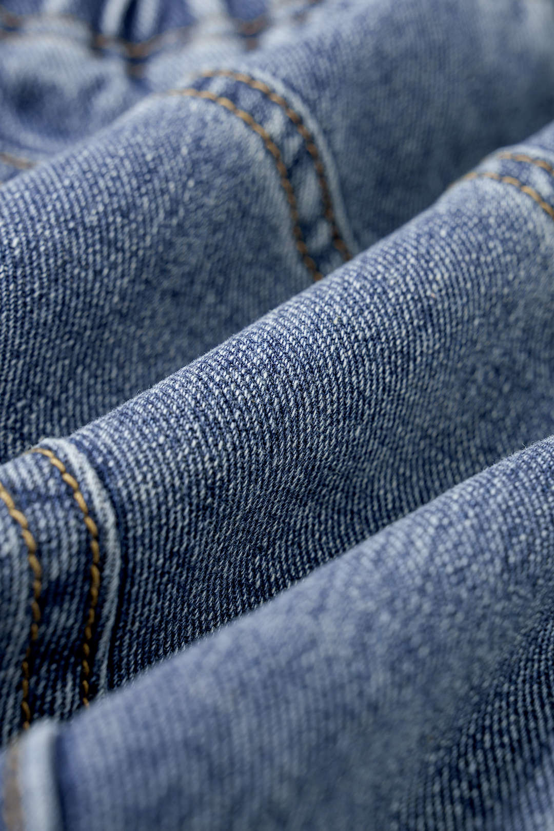 Denim Asymmetrical Button Tube Top - Image 4