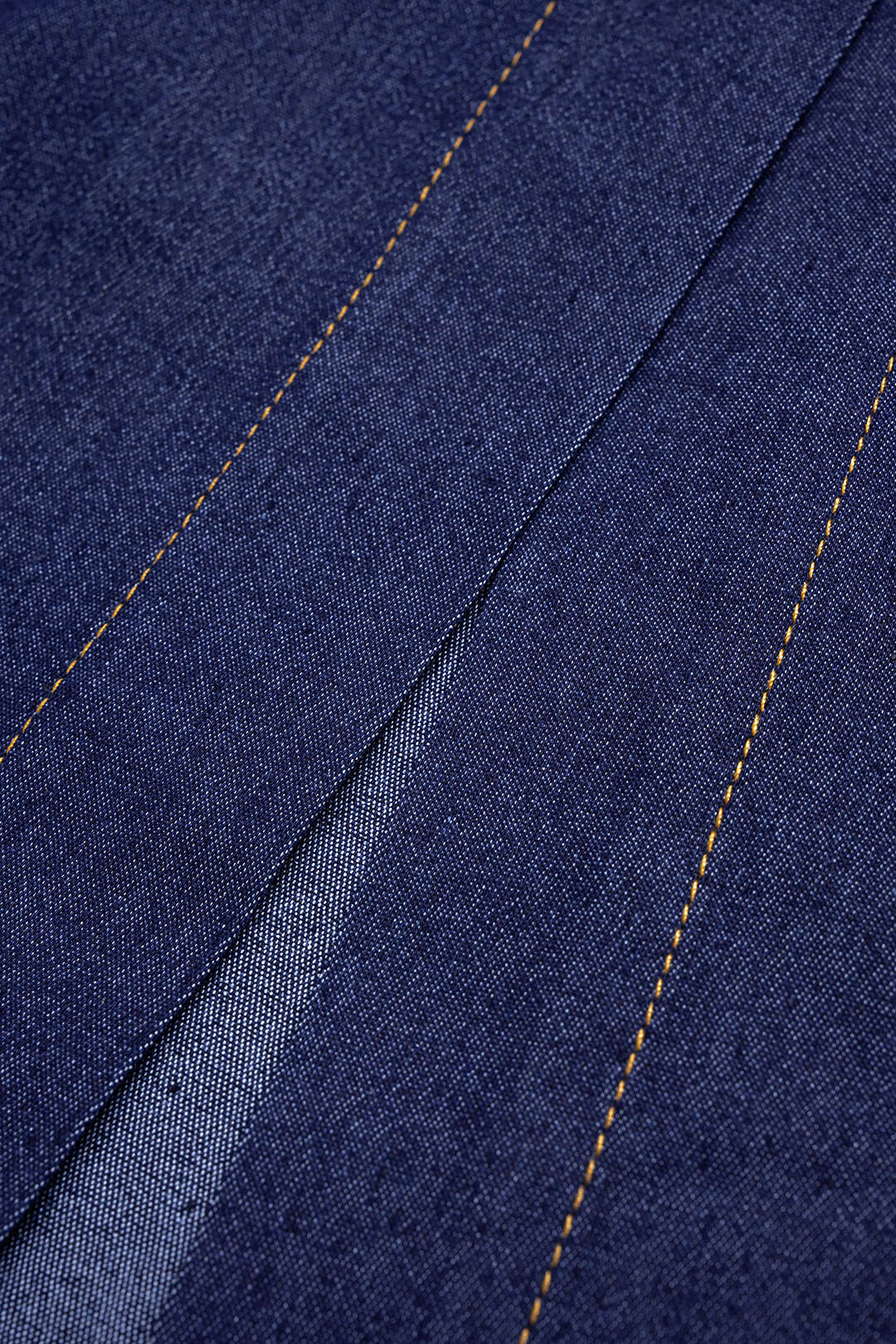 Denim Asymmetrical Ruched Bustier Belted Zipper Maxi Dress - Image 7