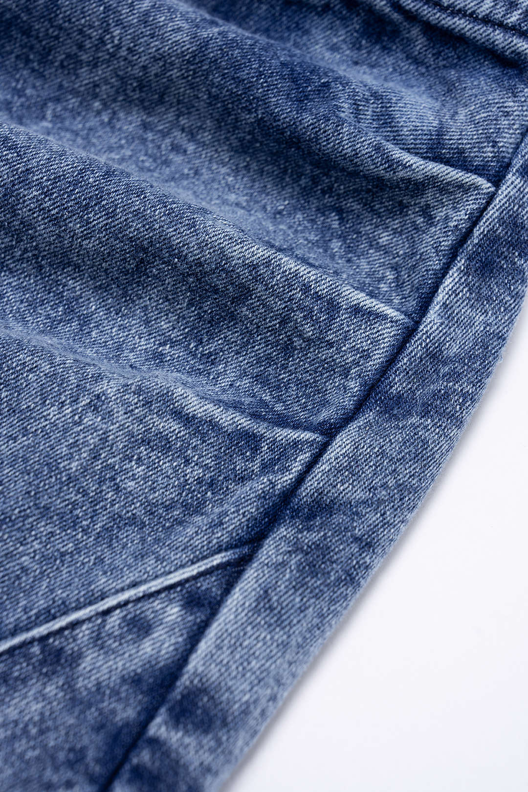 Denim One Shoulder Cut Out Asymmetrical Slit Zipper Dress - Image 4