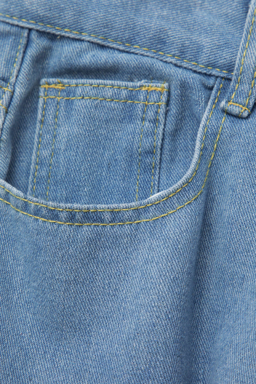 Multi Pocket Rolled Hem Wide Leg Cargo Jeans - Image 7