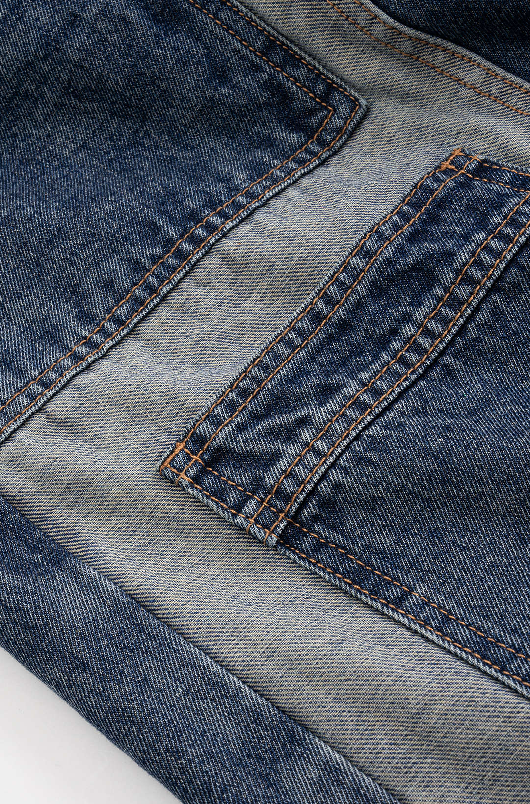 Denim Patchwork Barrel Jeans - Image 3