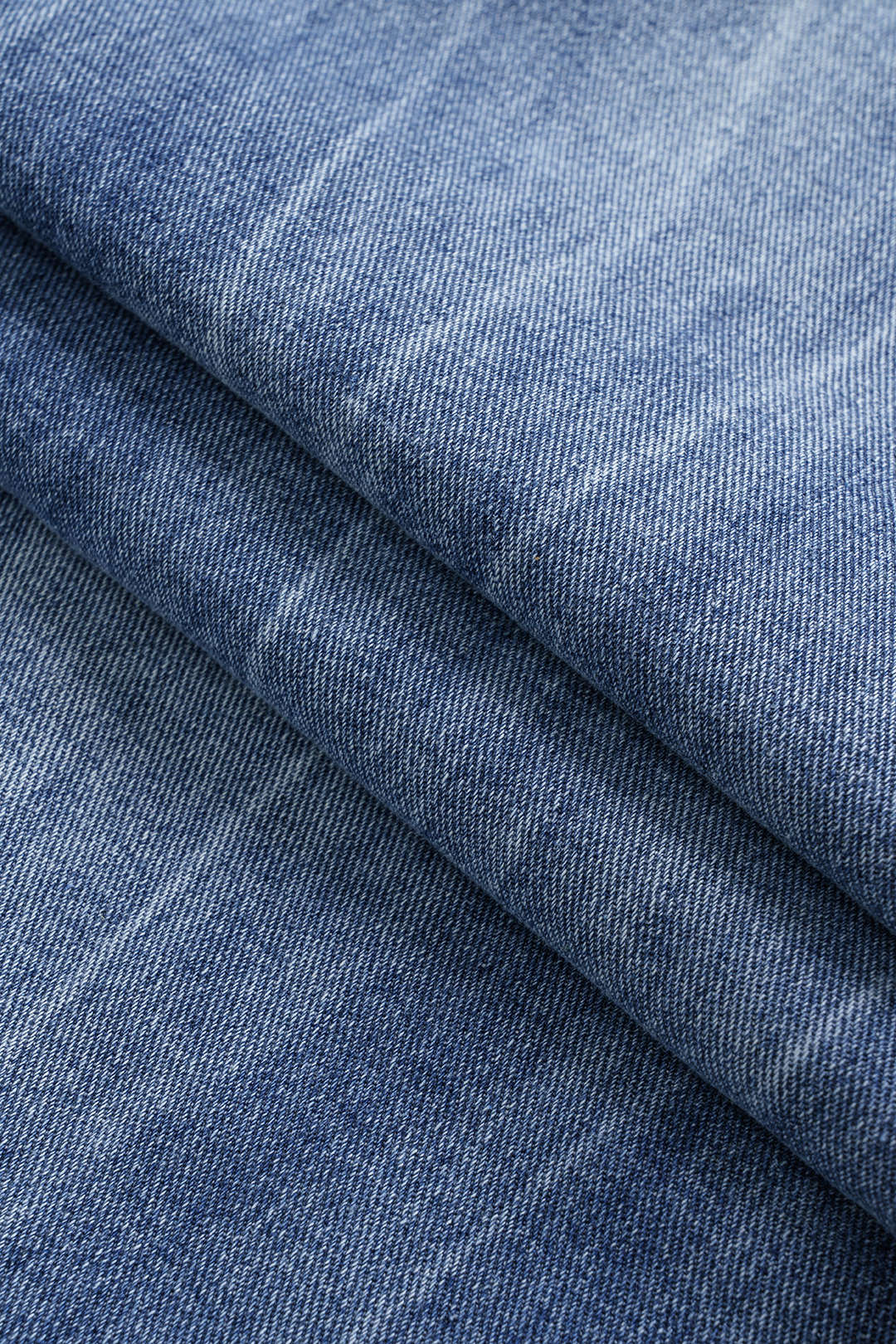 Denim Ripped Straight Leg Jeans - Image 4