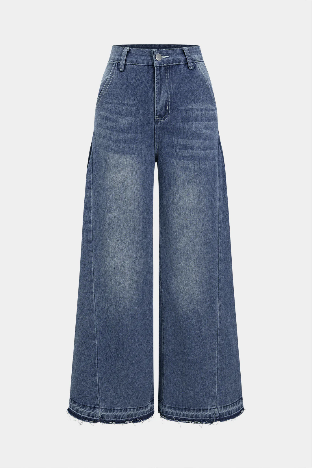 Denim Ruched Jeans