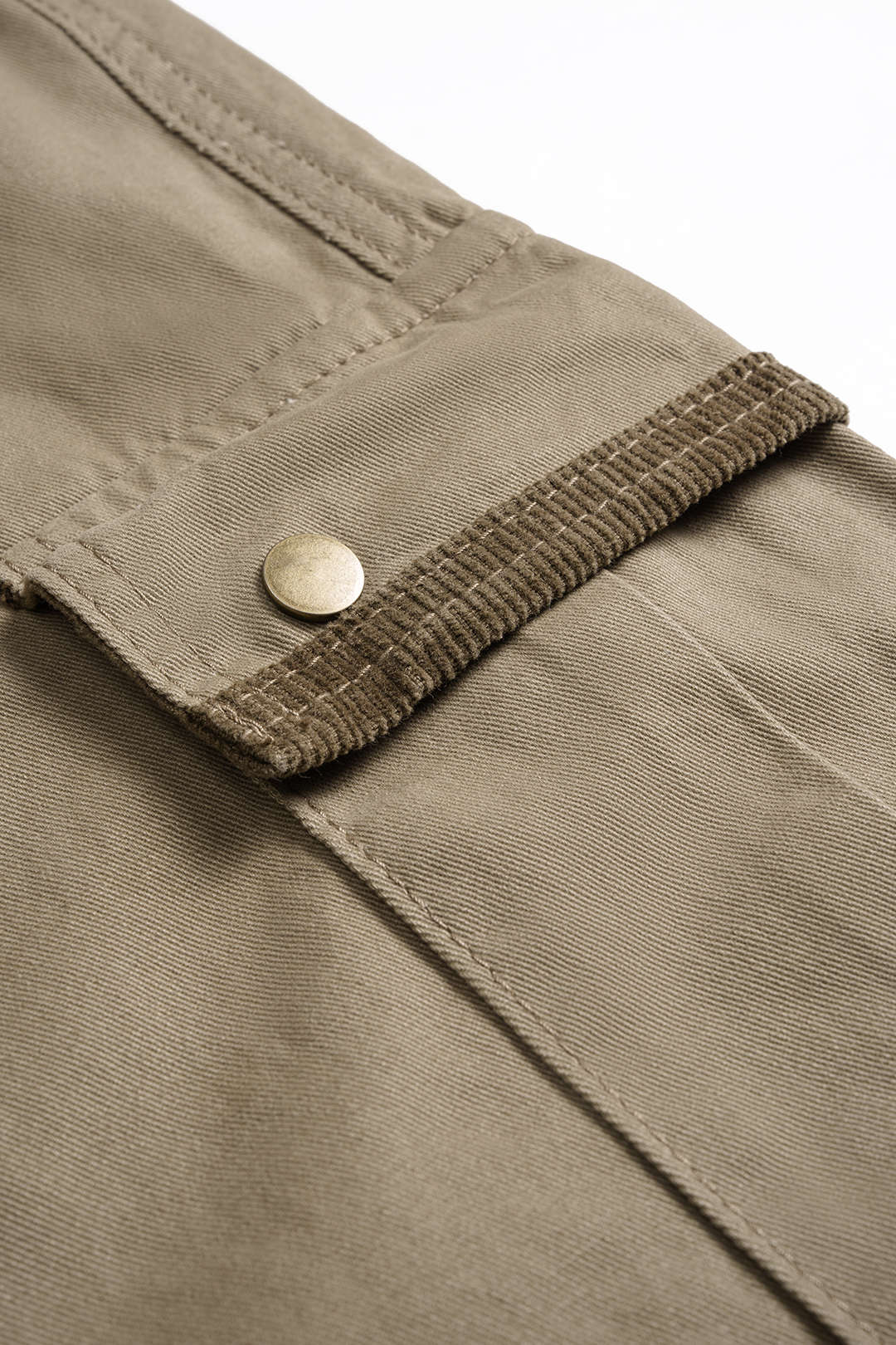 Denim Washed Pocket Wide Leg Jeans - Image 3