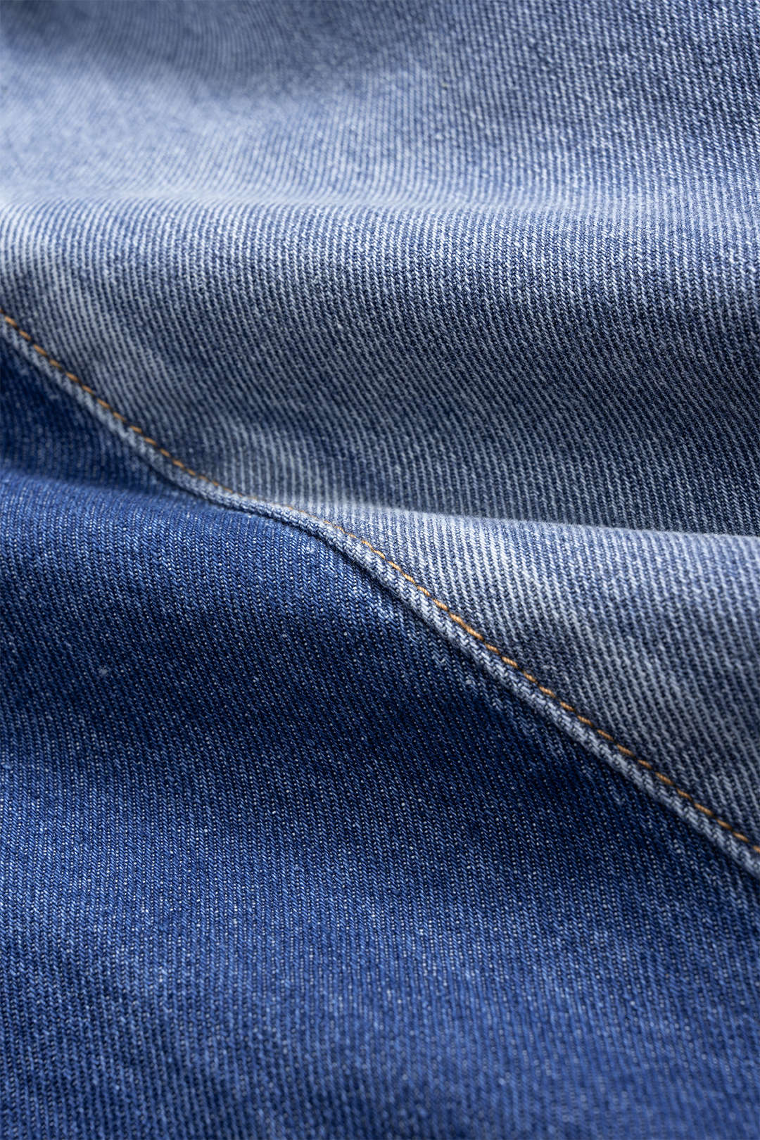 Denim Contrast Frayed Wide Leg Jeans - Image 4