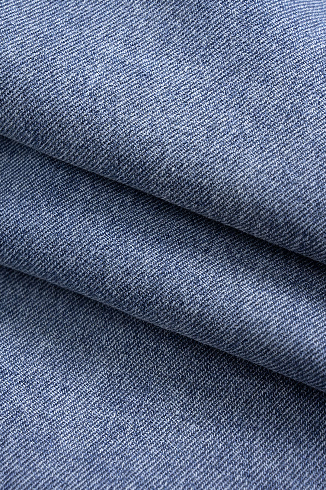 Denim Contrast Frayed Wide Leg Jeans - Image 5