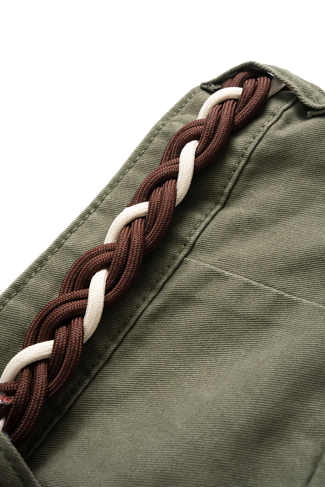 Denim Pocket Belted Barrel Jeans - Image 5