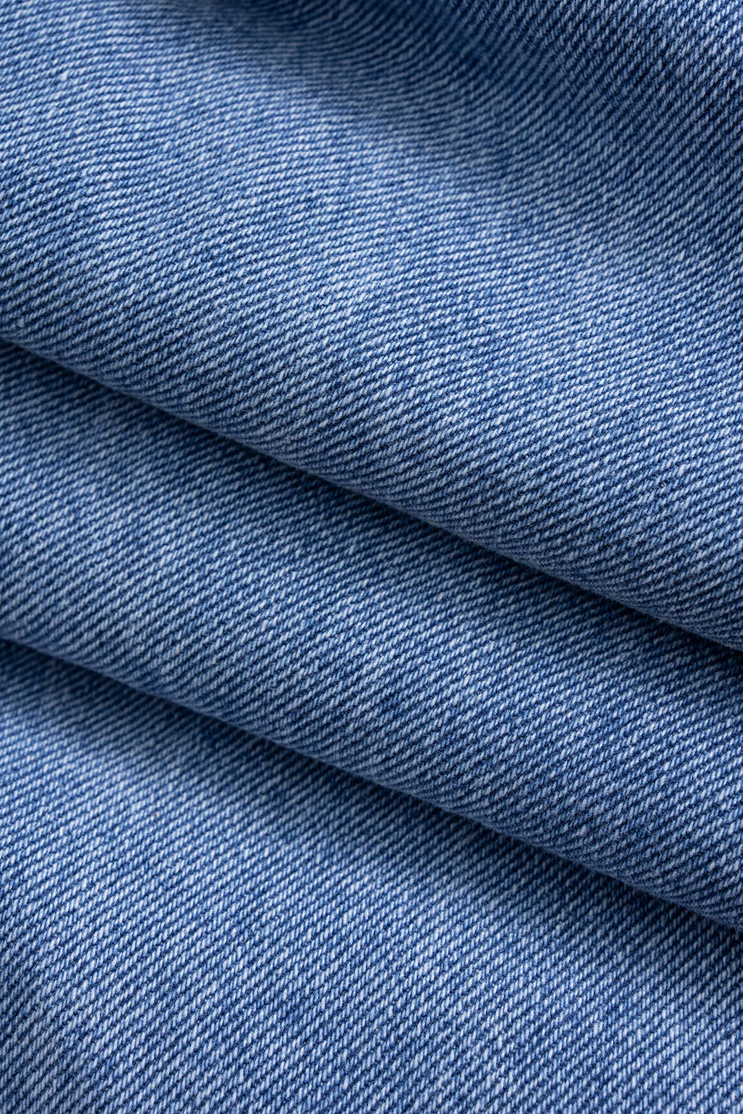 Denim Asymmetrical Straight Leg  High Waist Jeans - Image 4
