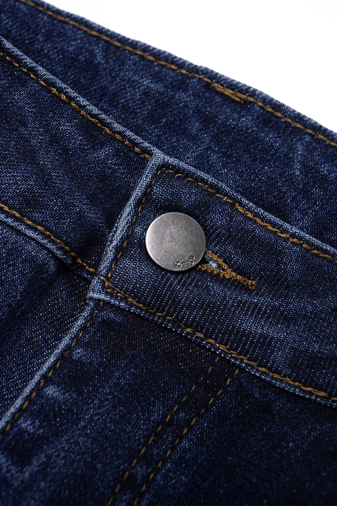 Denim Patchwork Cut Out Straight Leg Jeans - Image 3