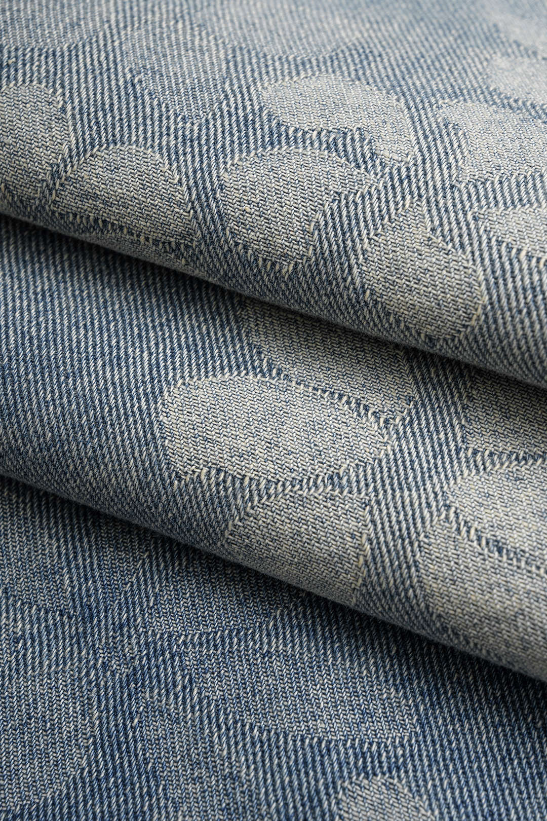 Denim Floral Print Pocket Wide Leg Jeans - Image 3
