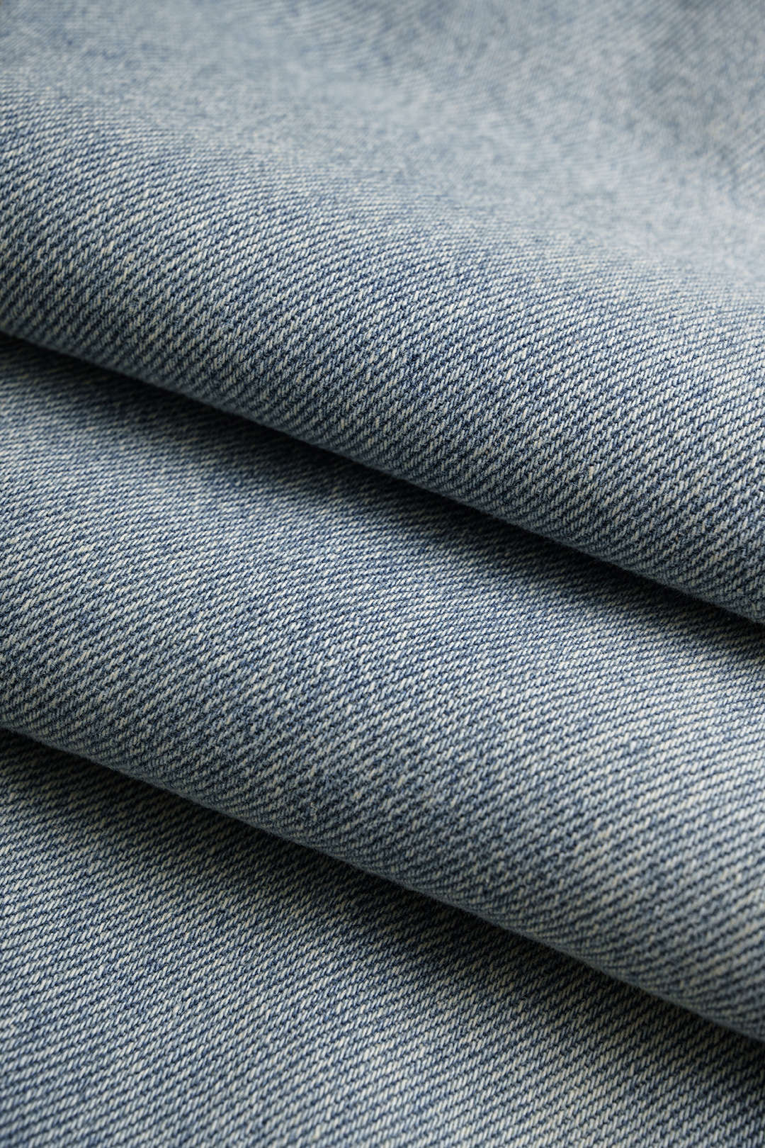 Denim Frayed Wide Leg Jeans - Image 3