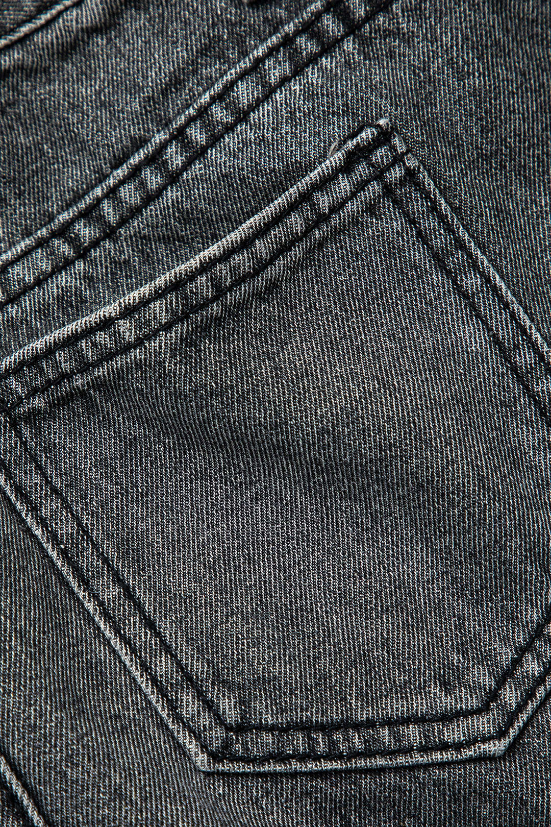 Multi Pocket Denim Mini Cargo Skirt - Image 4