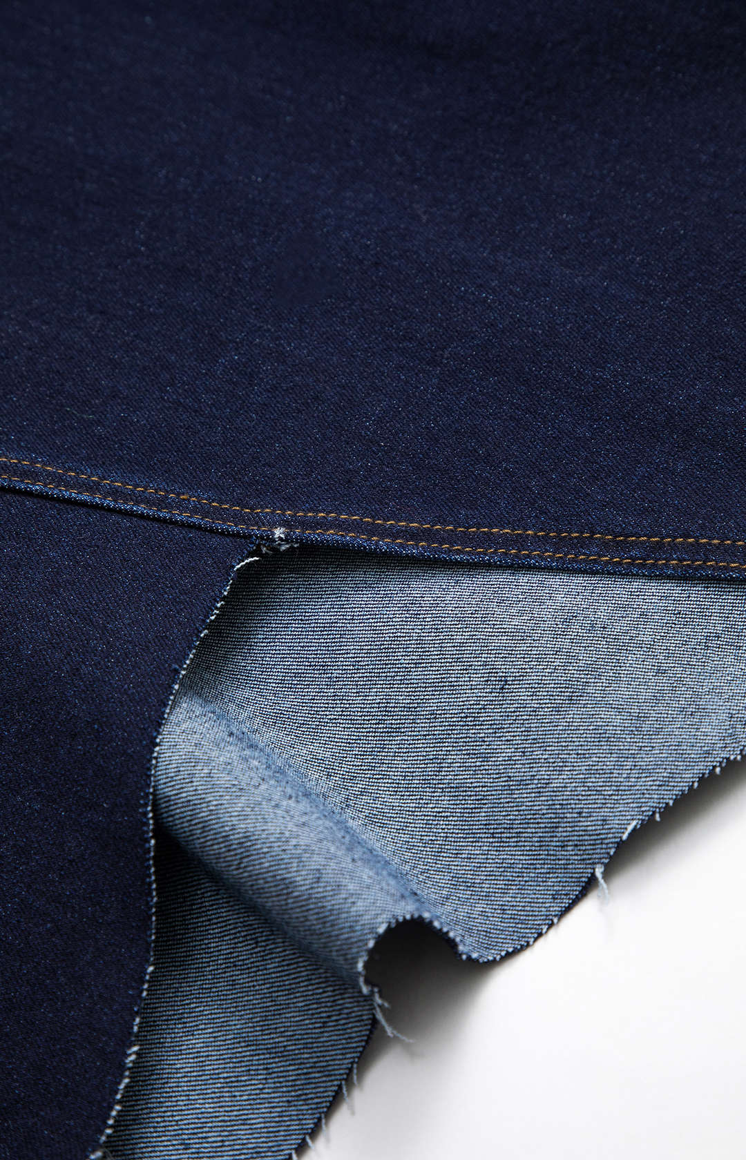Denim Asymmetry Button Skirt - Image 4