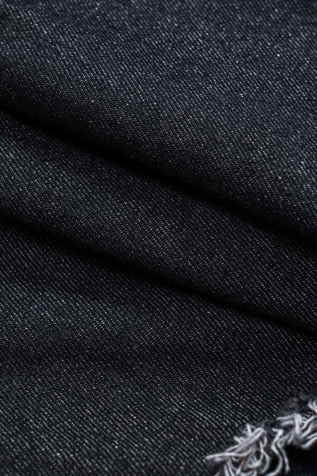Denim Mesh Patchwork Belted Button Pocket Skirt - Image 11