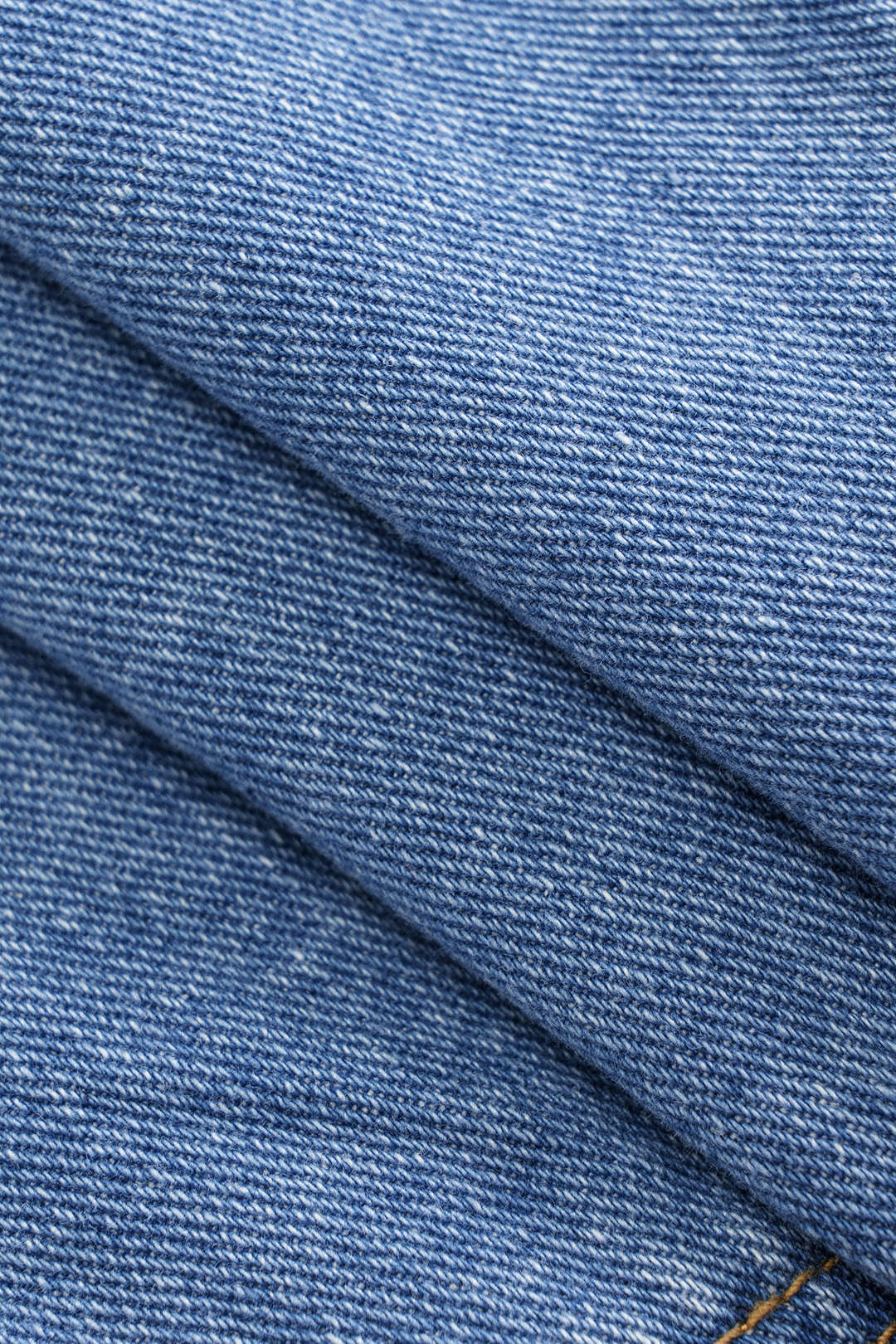 Denim Asymmetrical Pocket Button Skirt - Image 5