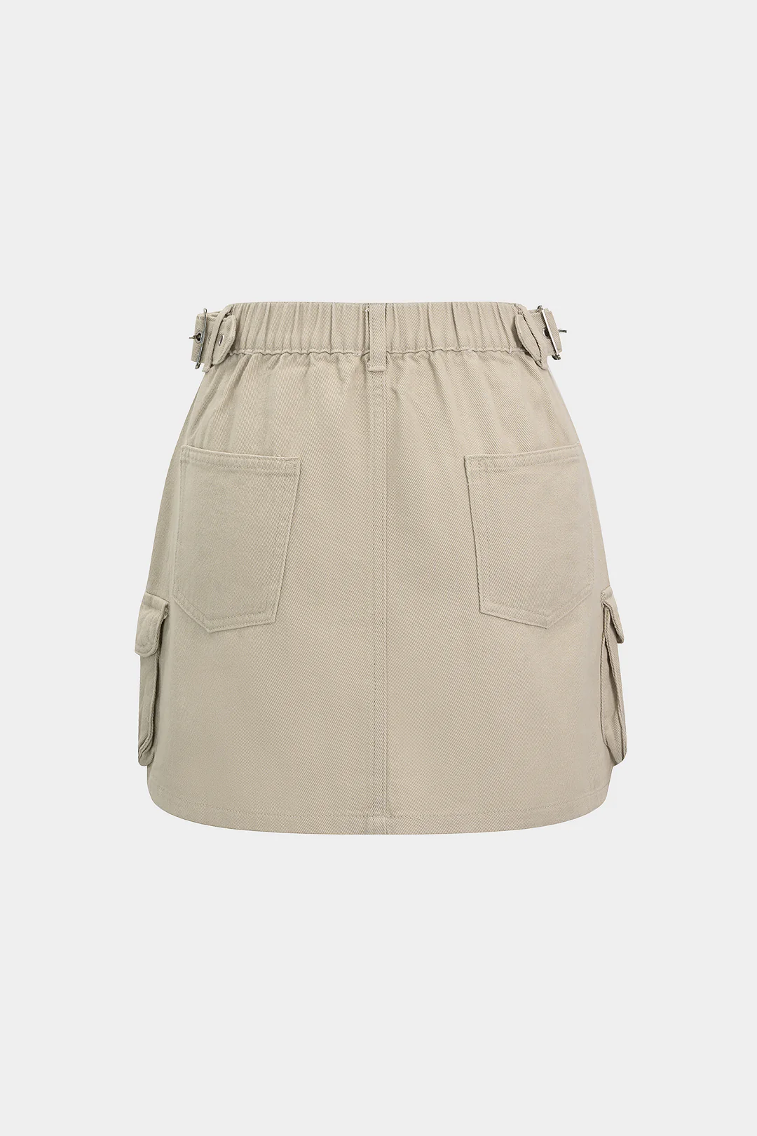 Denim Pocket High Waist Skirt - Image 2
