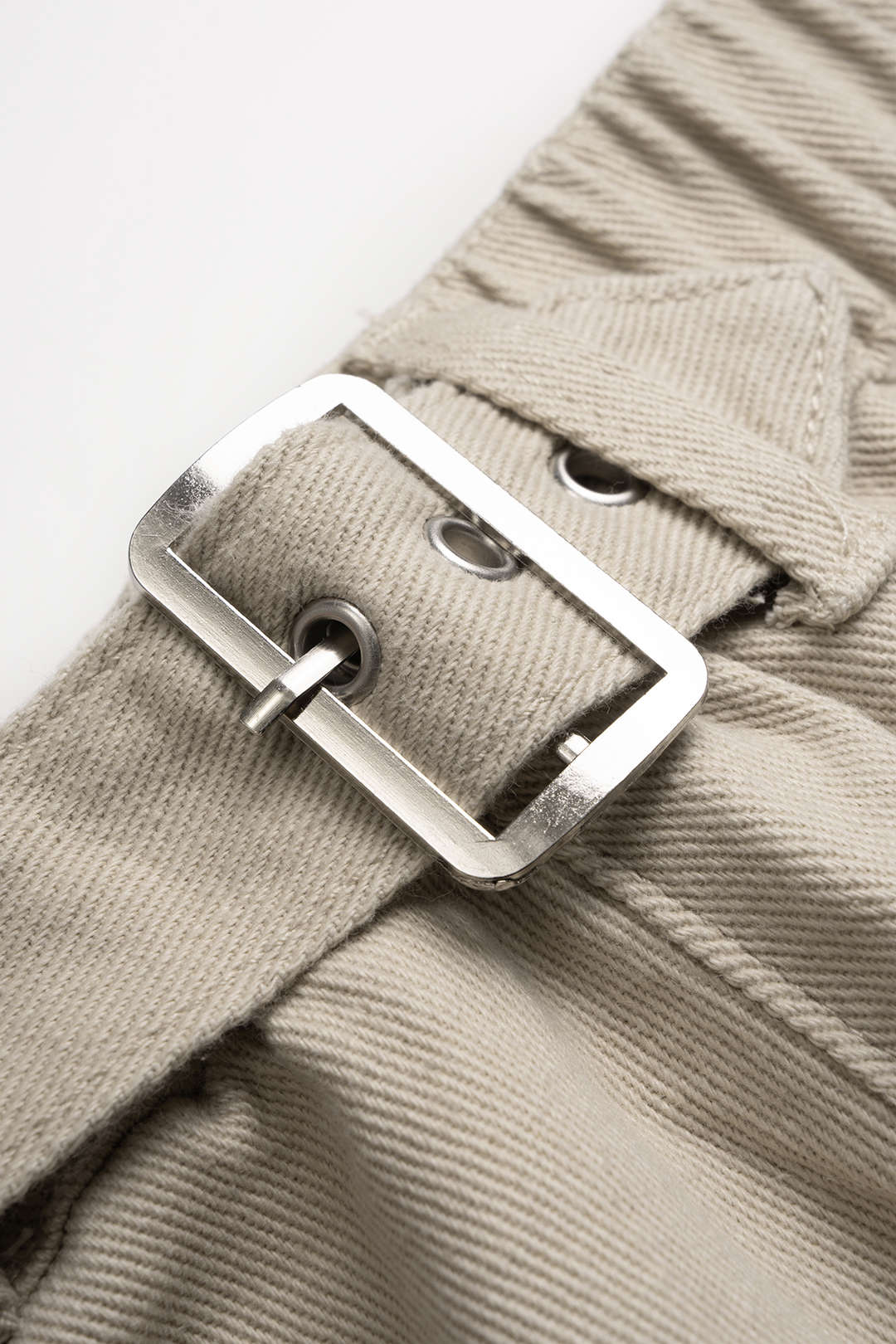Denim Pocket High Waist Skirt - Image 3